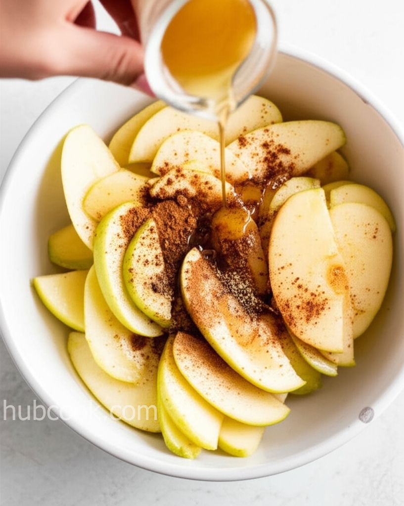 Healthier Apple Crisp for Two