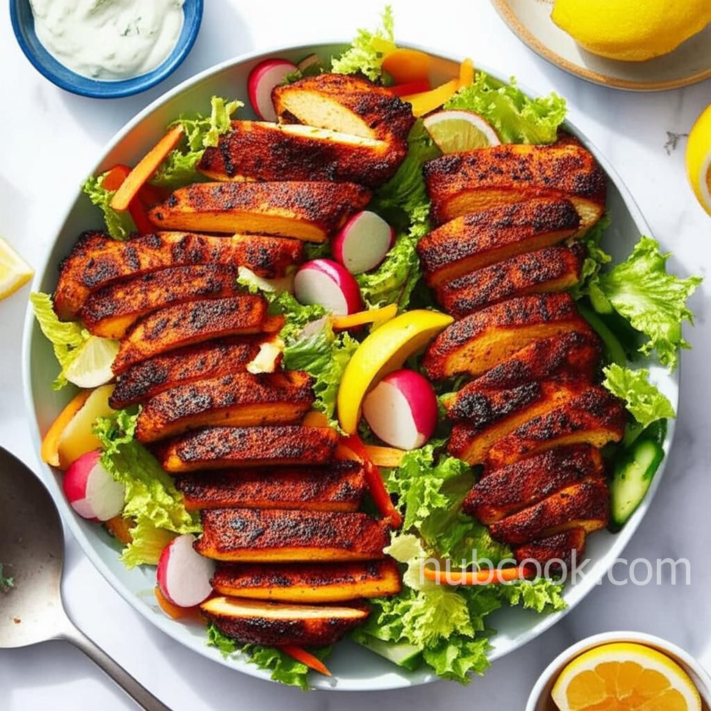 Indian-Style Grilled Chicken Salad
