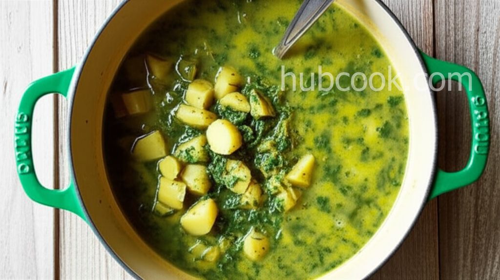 Potato, Spinach, and Leek Soup