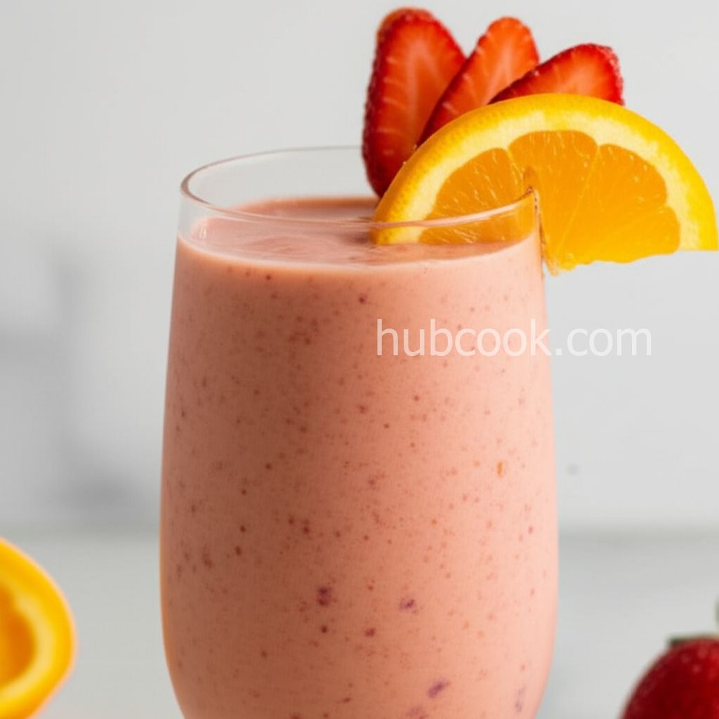 Strawberry Orange Banana Smoothie