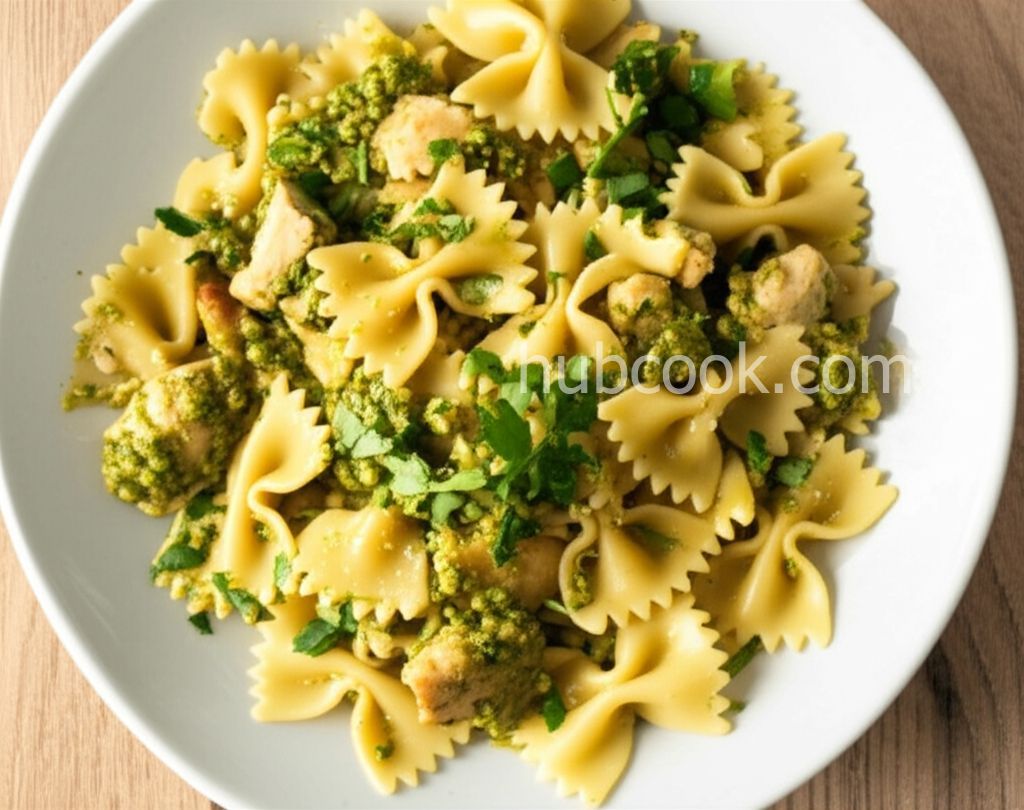 Teena's Spicy Pesto Chicken and Pasta