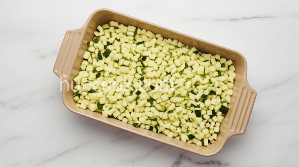 Zucchini Casserole with Stuffing