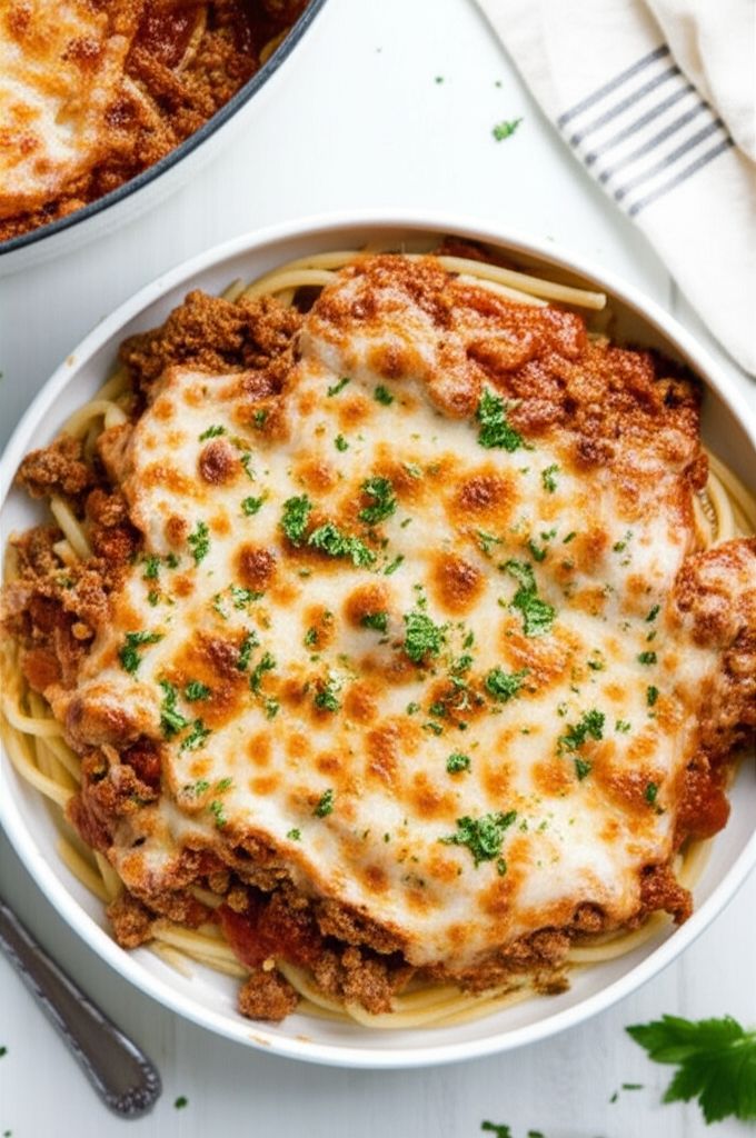 Baked Spaghetti with Venison