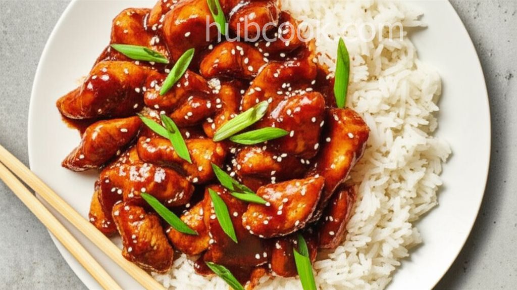 Chicken Teriyaki and Noodles