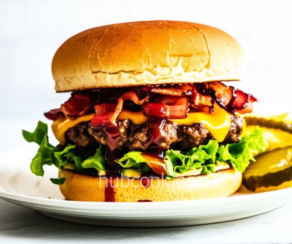 Easy Bacon, Onion, and Cheese-Stuffed Burgers