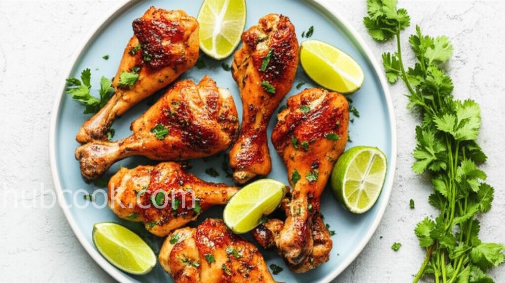 Garlic-Lime Roasted Chicken Drumsticks