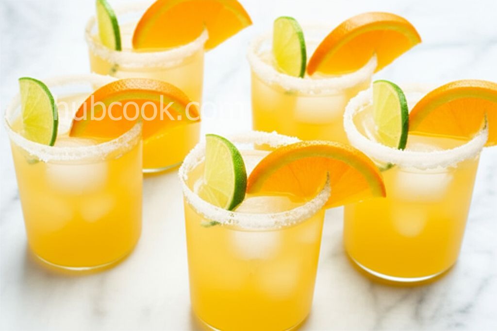 Italian Amaretto Margaritas On the Rocks