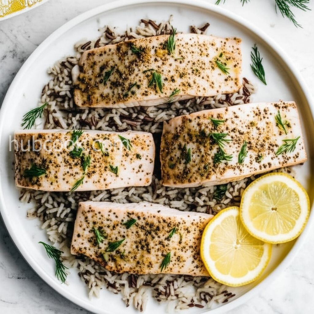 Lemony Steamed Fish