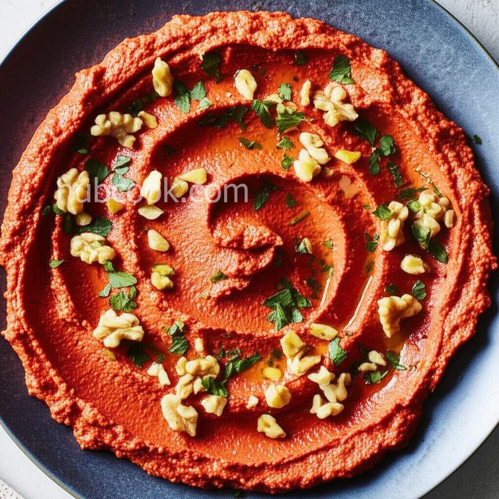 Muhammara (Roasted Pepper & Walnut Spread)