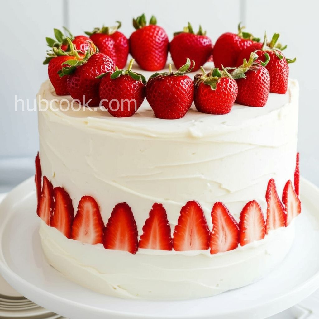 Strawberry Cake with Jell-O