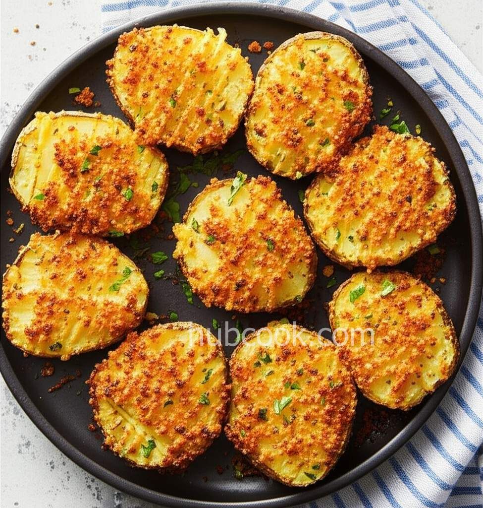 TikTok Parmesan-Crusted Roasted Potatoes