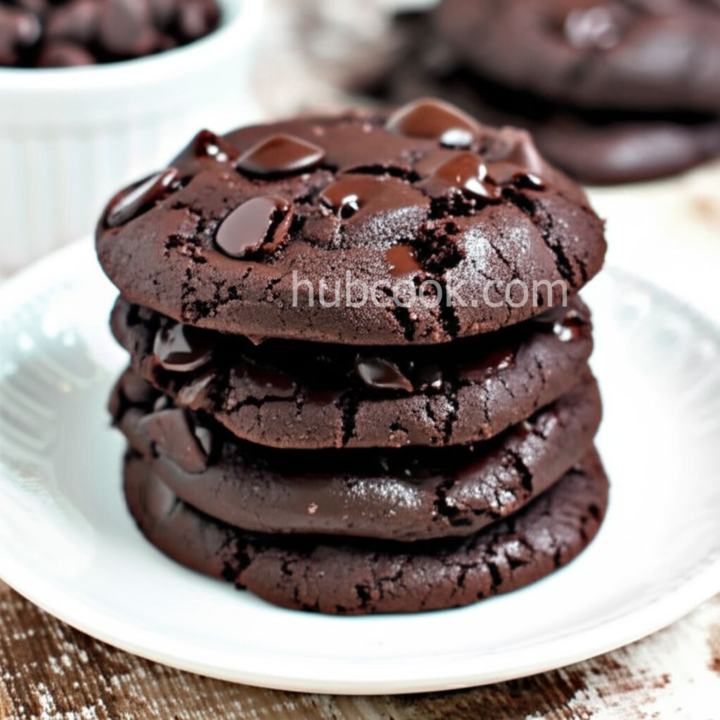 Ultimate Double Chocolate Cookies