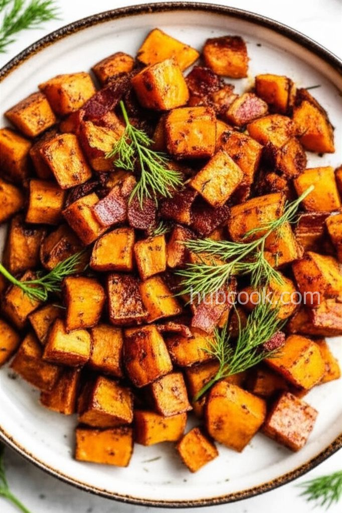 Air Fryer Sweet Potato Hash