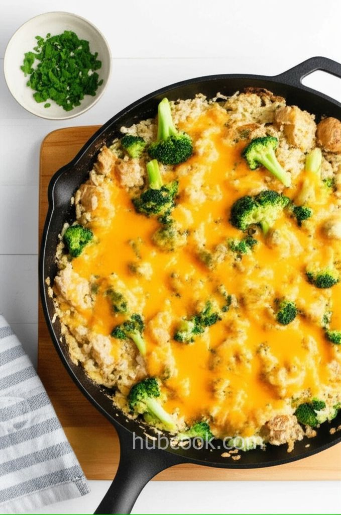 Chicken Broccoli Rice Skillet
