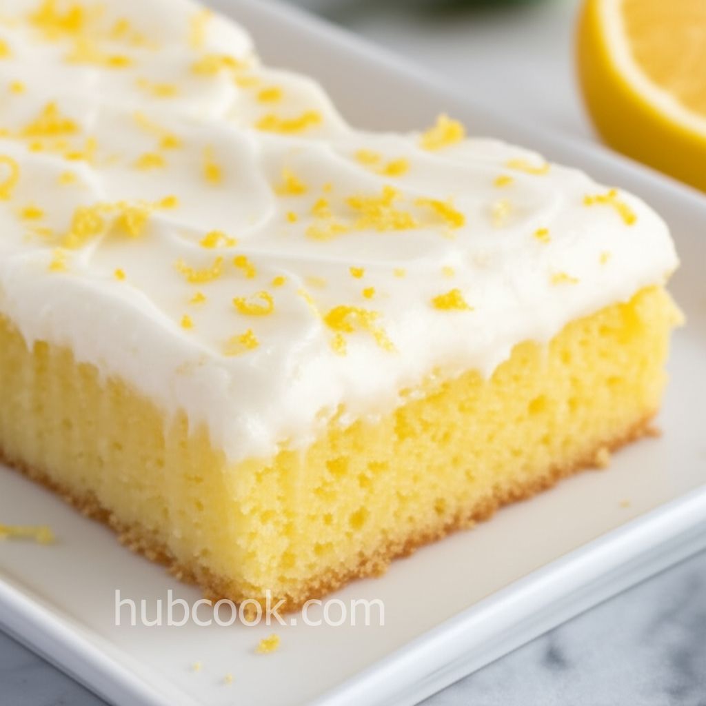 Easy Lemon Sheet Cake