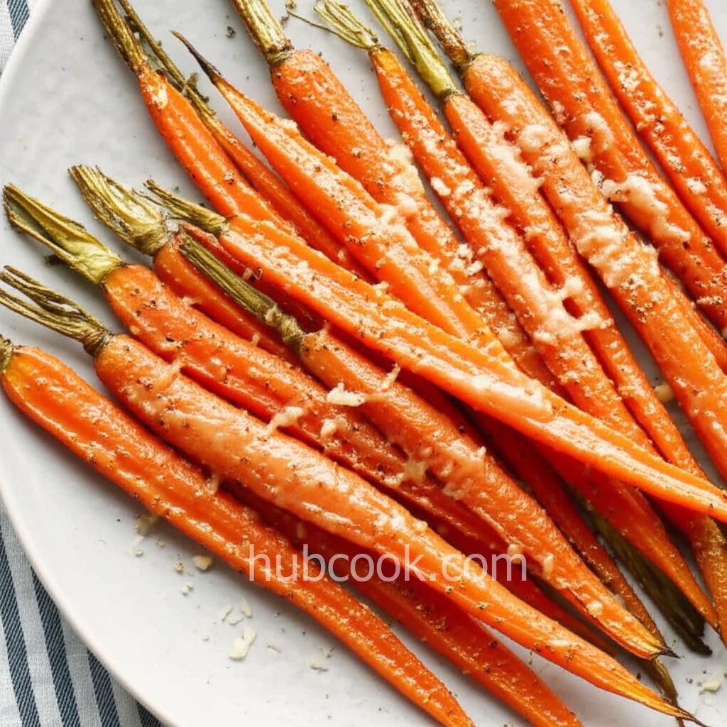 Roasted Parmesan-Garlic Carrots