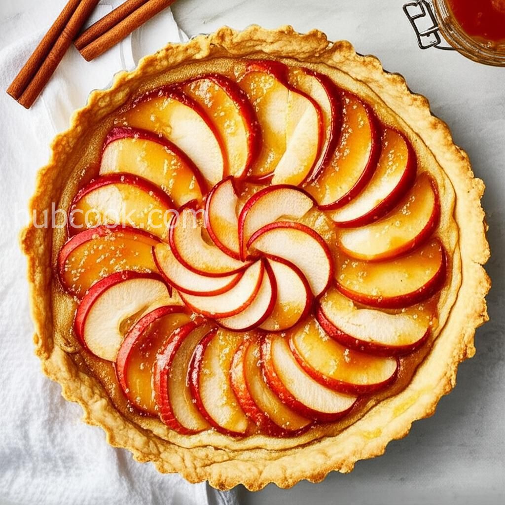 Tarte aux Pommes Normande (French Apple Tart)