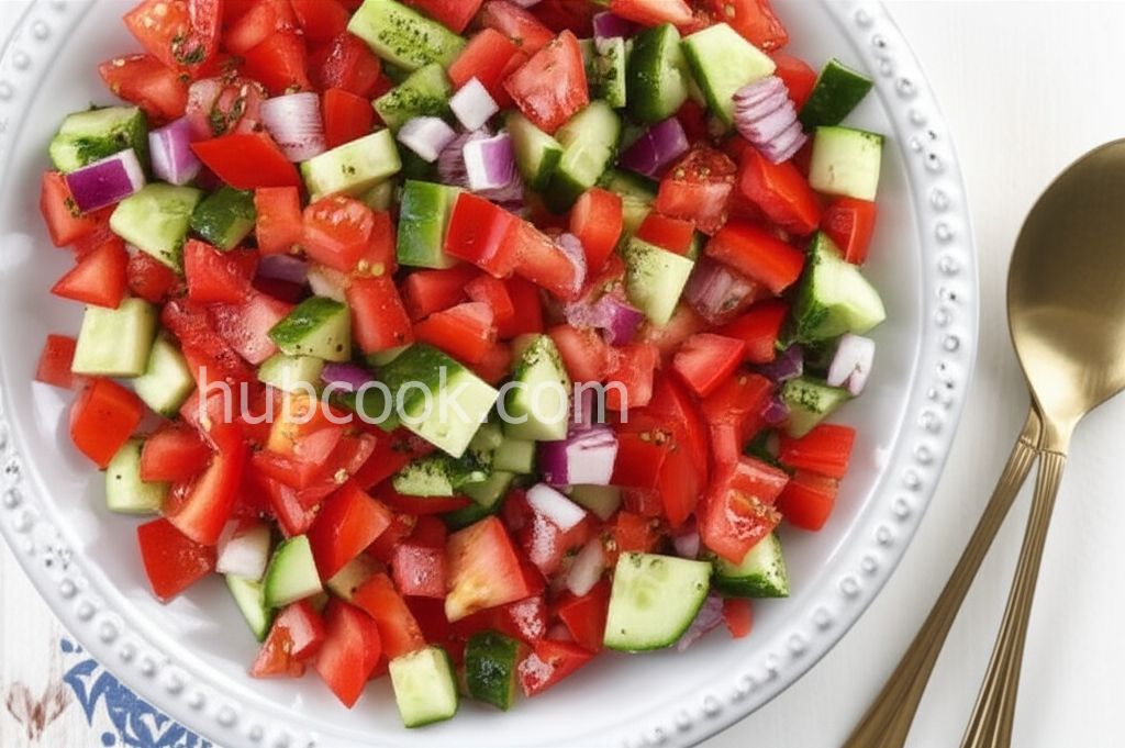 Tomato Cucumber Onion Salad