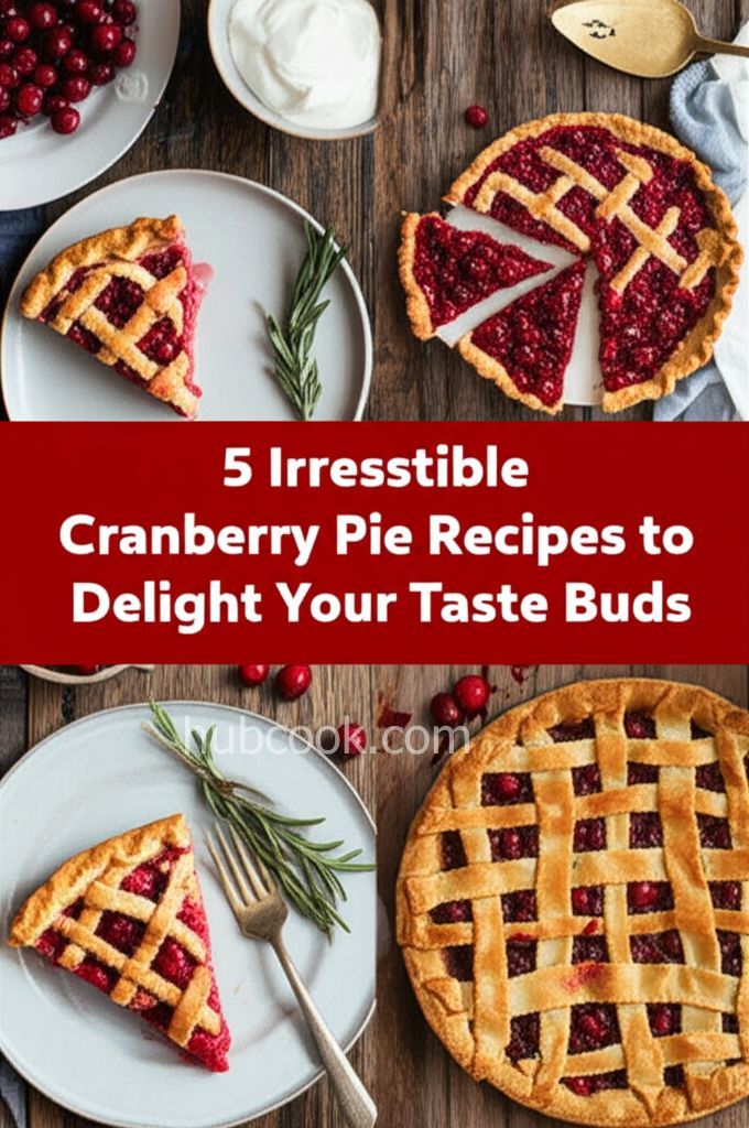 5 Irresistible Cranberry Pie Recipes to Delight Your Taste Buds